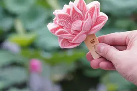 北京圆明园推出荷花冰淇淋 简直神仙颜值图片