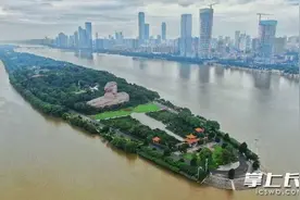 湘江长沙站迎来洪峰 橘子洲将紧急闭园图片