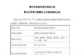 鲁股日报丨烟台宏远氧业冲刺A股上市，与国泰君安签订辅导协议图片