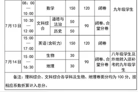 明天起，四川南充5.2万学生参加中考图片