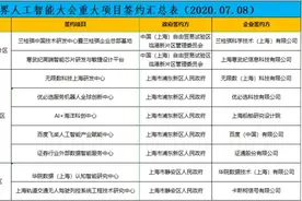 总投资超300亿元！36个人工智能重大项目签约落沪图片