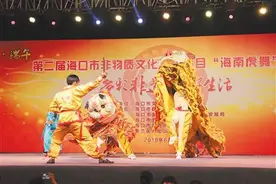 省级非物质文化遗产海南虎舞：虎舞生威三百年图片