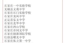 河北石家庄公布36所市管民办小学、初中学校名单 附招生咨询电话图片