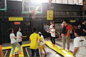 化身空中小飞人 蹦跳乐翻天图片