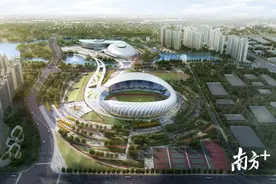 明年底建成！清远奥体中心进入钢结构施工阶段图片