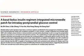 北京化工大学郭新东《Sci.Adv.》：无痛贴片！贴一片，血糖稳一天图片
