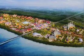 提前曝光！岷江边，舰船造型 天府新区恒大童世界预计2022年开园图片