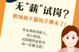 图个明白｜无“薪”试岗？职场新手避坑手册来了图片