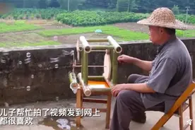 油管网红阿木爷爷：最得意的作品是给孙子做的吹泡泡机图片