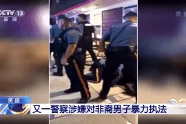 美国又一警察涉嫌对非裔男子暴力执法 警方调查图片