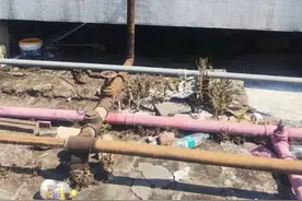 黄埔一小区饮用水水管锈蚀，居民忧心！物业：将配合业主筹款更换图片