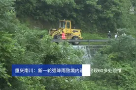 重庆南川：新一轮强降雨致境内道路出现60多处险情视频封面