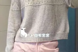 女士圆领套头长袖棒针休闲衫（有编织说明）图片