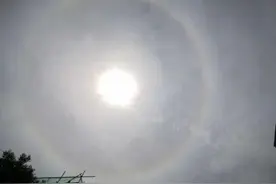 浙江天空上出现神奇一幕，你看到了吗？图片