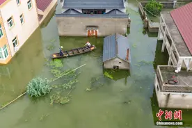 南京石臼湖水位持续上涨图片