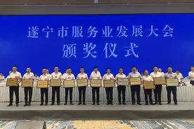 推动服务业高质量发展 四川遂宁表彰80个集体149名个人图片