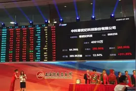 “AI芯片第一股”寒武纪上市：市值一度破千亿视频封面