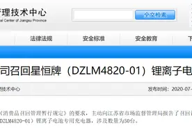 江苏：无锡三石电子有限公司召回星恒牌（DZLM4820-01）锂离子电池专用充电器图片