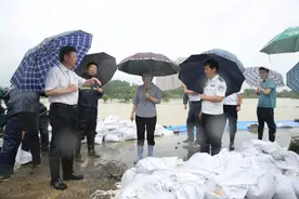 王翠凤副省长到白湖检查督导防汛工作图片