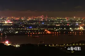 江门有人在鹤山大雁山拍摄到广州“小蛮腰”，直线距离约47公里图片