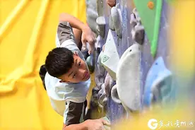 “蜘蛛人”对决 贵阳市攀岩队开启新队员选拔图片