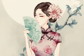 遇见旗袍就是遇见一场花开图片