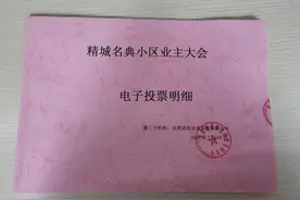 投票不“跑楼”，电子投票成立业委会 这个小区的操作模式也太方便了吧图片