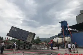 颠覆性突破：干散集装箱运水泥在怀化通过评审图片