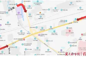 24日起汉口竹叶山区域通行实行新规则，早高峰1小时三处上桥匝道禁行图片