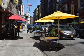 美媒：挽救餐饮业 纽约曼哈顿华埠85%商家同意周末封街图片