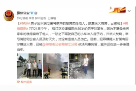男子因不满母亲卖房 一怒之下故意纵火烧房 警方：已被刑拘图片