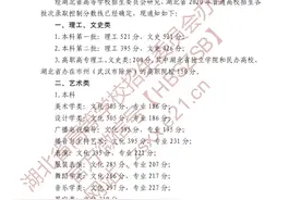 湖北高考分数线公布：本科一批文史类531分 理工类521分图片
