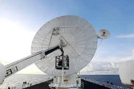 三艘测量船布阵太平洋 护送天问一号升空图片