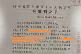 洛阳男子“护母打人”一审被判4年 法院发回重审：原判认定部分事实不清、程序不当图片