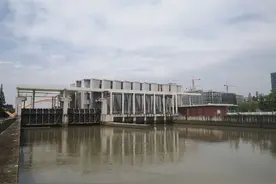 探访上海最大泵闸，守护城市安澜他们有多拼图片