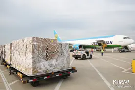 石家庄机场开通第3条“一带一路”国家定期货运航线图片