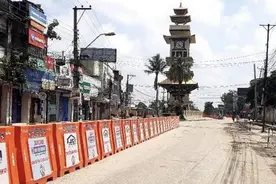 新冠肺炎病例呈快速增长趋势 尼泊尔南部与印度接壤地区再次封锁图片