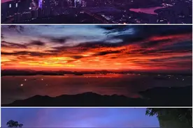 极为罕见！深圳夜空出现“天上的街市”，五彩斑斓超震撼图片