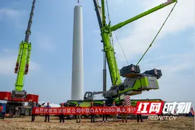 中联重科“风之子”现身山西朔州风电场图片