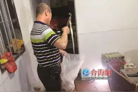 龙海一民宅惊现眼镜蛇图片