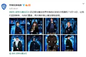 《哈利波特与魔法石》4K/3D修复版海报公开图片