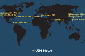 尼米兹号航母抵达中东 西太只剩一艘美军航母图片