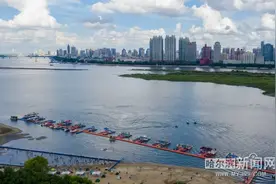 松花江哈尔滨段水位快速下降，咋回事？图片