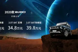 售价29.8-39.8万元 2020款BJ80携中国第一辆火星车上市图片