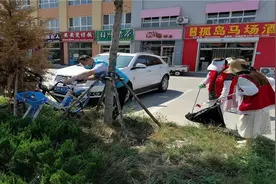 滨州市滨城区市东街道：开展“党徽闪耀·创城有我”志愿服务活动图片