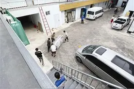 天津多部门联合执法 肃清违规经营 殡仪网点刚营业 5具冰棺被查封图片