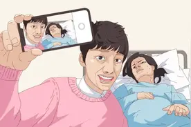 中国爸爸陪产图鉴：晕血、痛哭、睡过头......图片