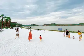 长沙网红白沙滩邀你来打卡图片