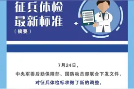 2020征兵体检最新标准来了图片