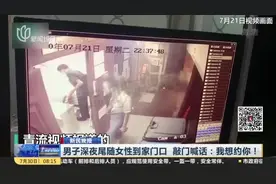 男子深夜尾随女性到家门口 敲门喊话：我想约你！  警方——已拘留视频封面